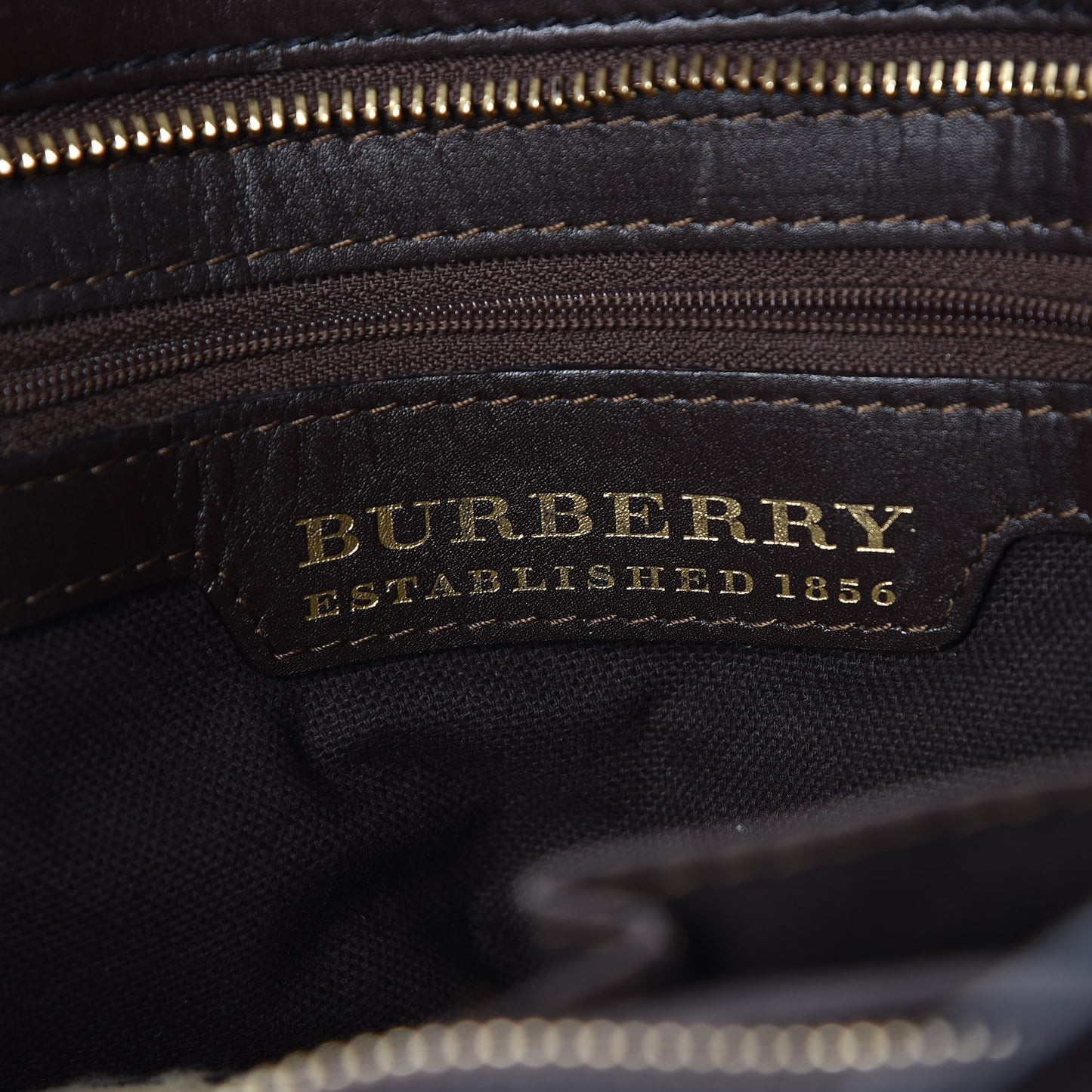Haymarket Check Metal Stitch Lowry Dark Brown