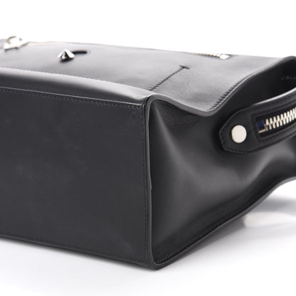 Fendi Calfskin Monster Eyes Lui Urban Briefcase Black 7 of 10