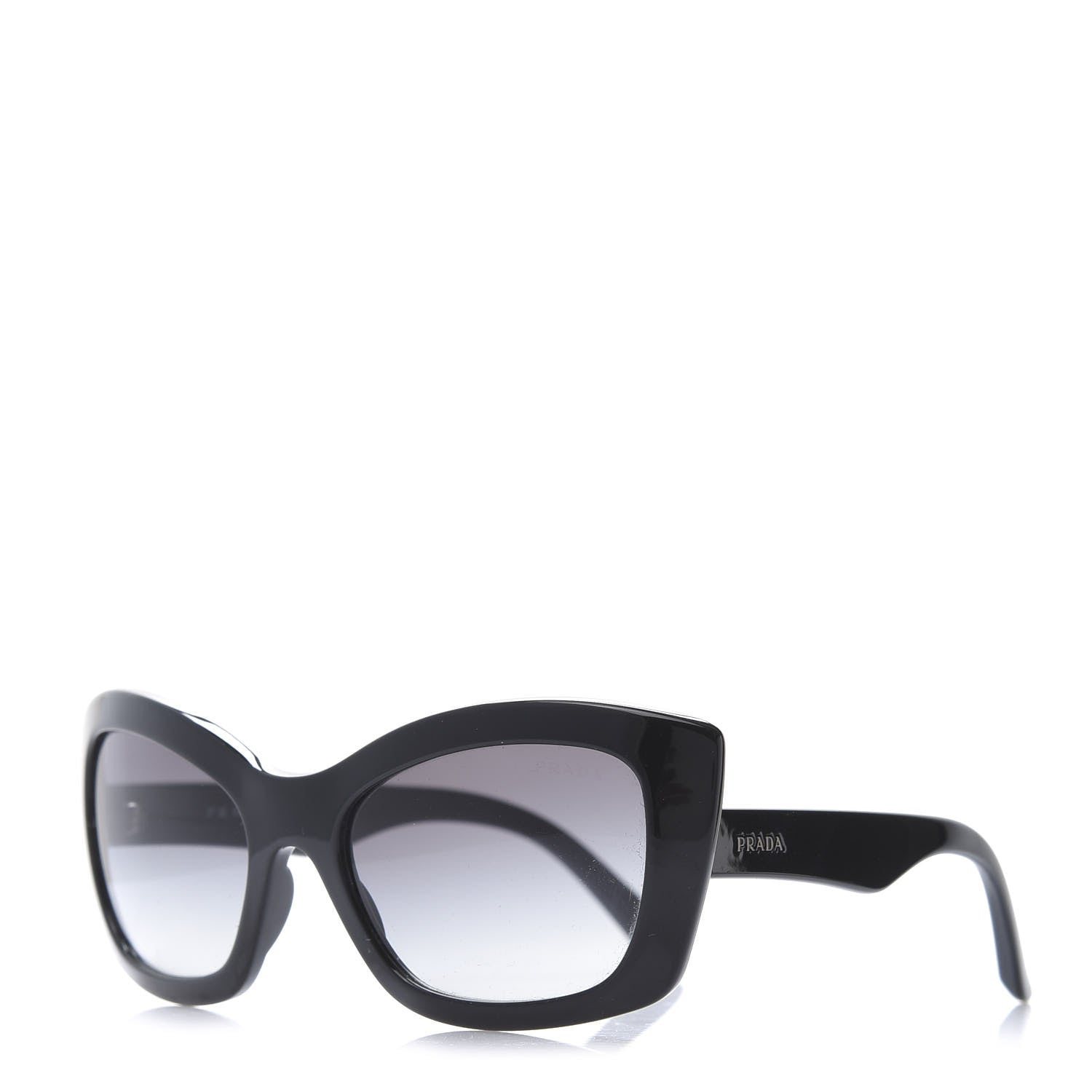 Prada Acetate Cat Eye SPR 19M Sunglasses Black 1 of 7
