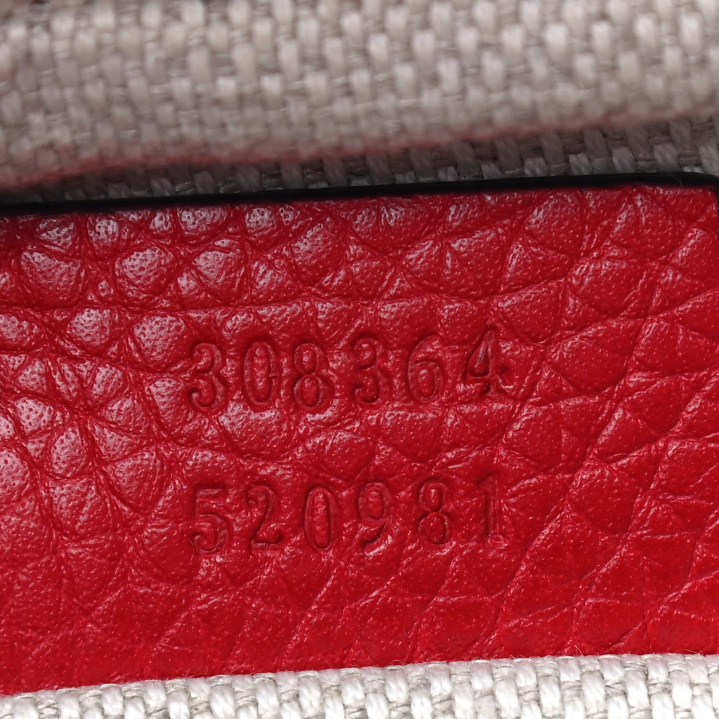 Pebbled Calfskin Small Soho Disco Bag Vibrant Red
