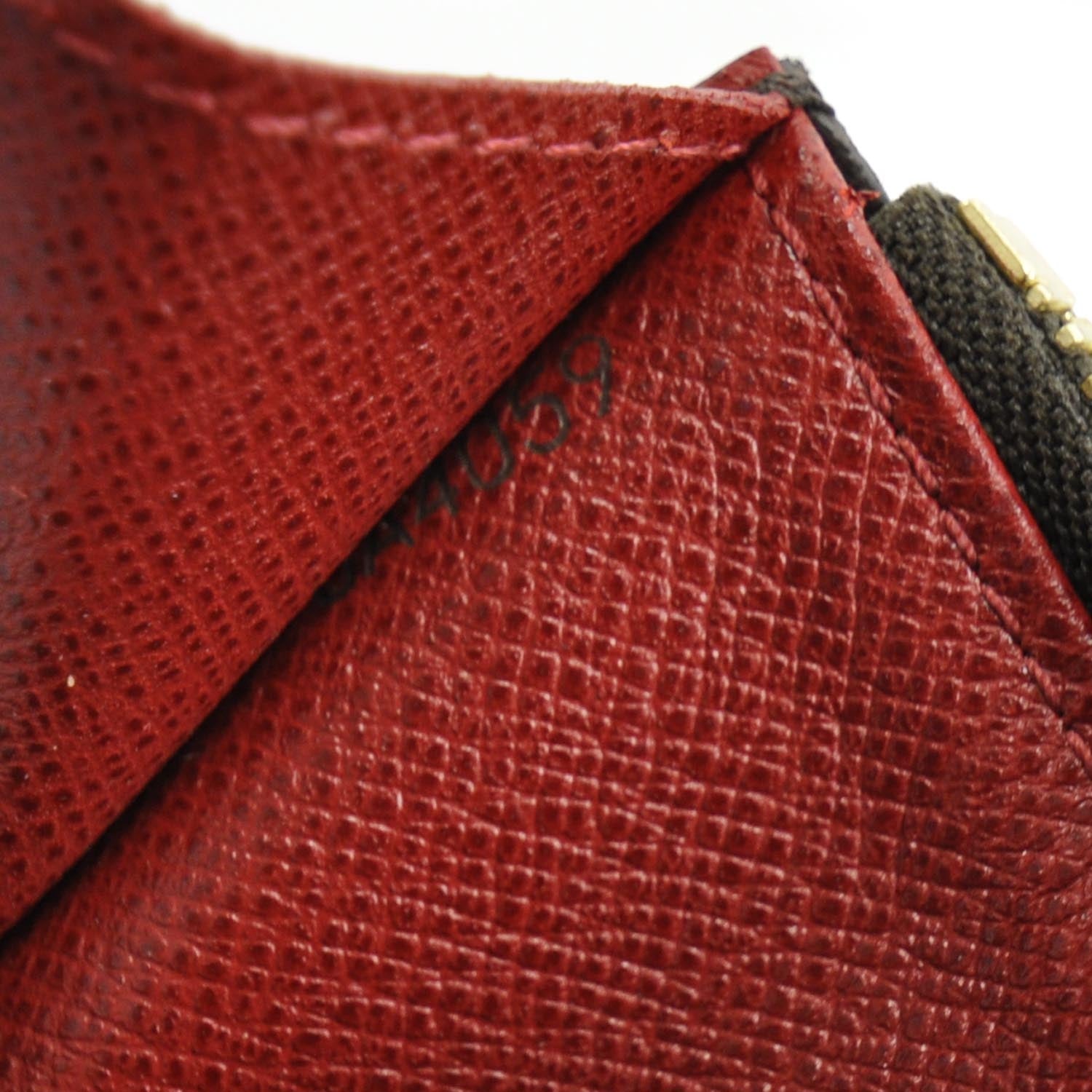 Louis Vuitton Monogram Emilie Wallet Red 7 of 7