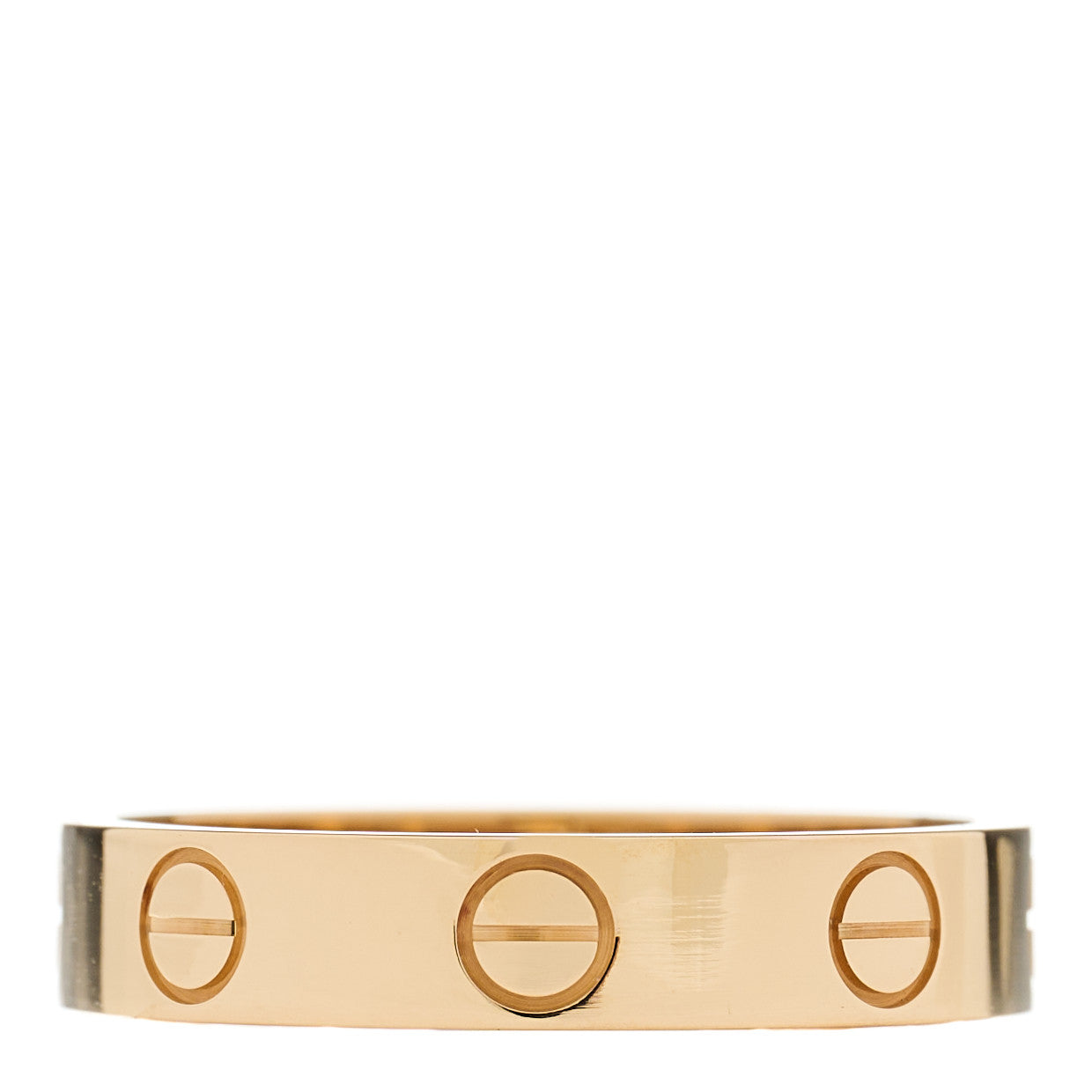 Cartier 18K Yellow Gold 3.5mm LOVE Wedding Band Ring 50 5.25 1 of 5