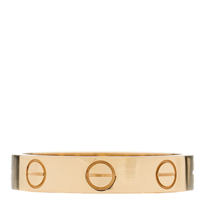 Cartier 18K Yellow Gold 3.5mm LOVE Wedding Band Ring 50 5.25 1 of 5
