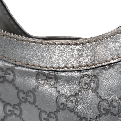 Gucci Metallic Guccissima Medium Sukey Tote Silver 24 of 25