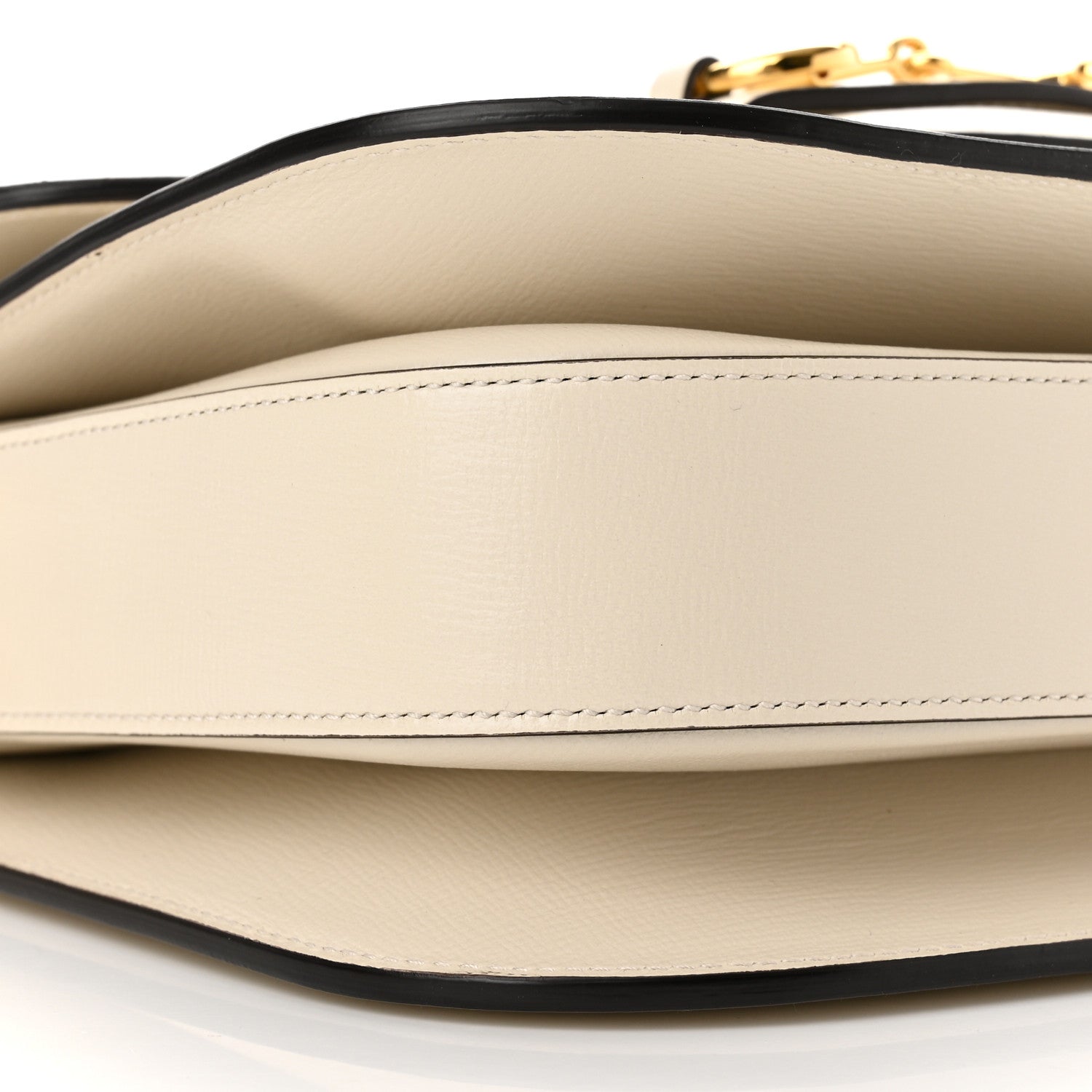 Gucci Azalea Calfskin Horsebit 1955 Shoulder Bag Mystic White 8 of 9