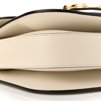 Gucci Azalea Calfskin Horsebit 1955 Shoulder Bag Mystic White 8 of 9