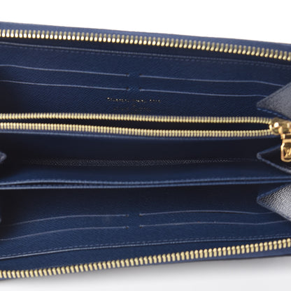 Louis Vuitton Damier Paillettes Zippy Wallet Blue 5 of 7