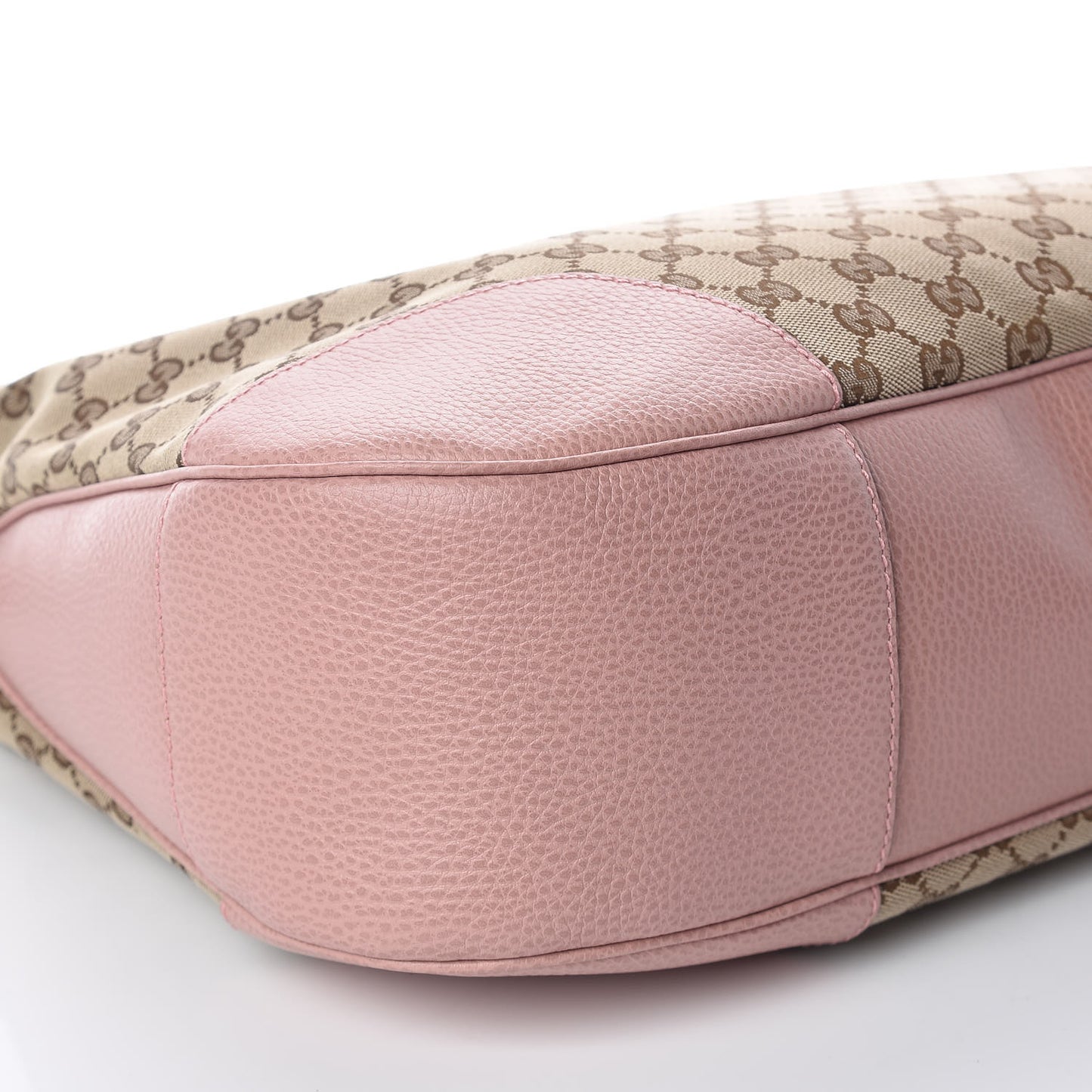 Monogram Large Bree Hobo Beige Soft Pink