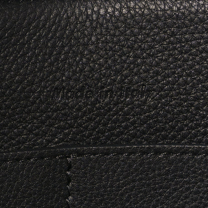 Celine Baby Grained Calfskin Medium Tri-Fold Bag Black 7 of 9
