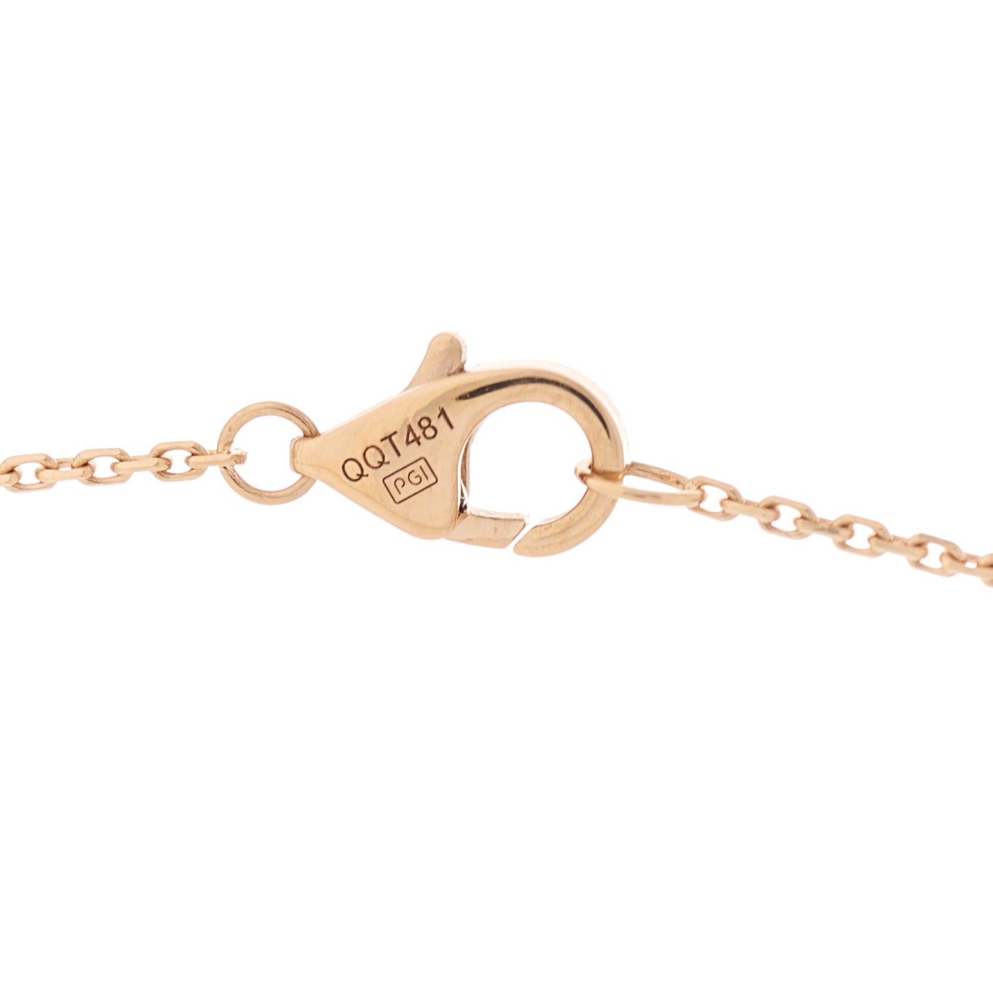 18K Pink Yellow White Gold Diamond Trinity Pendant Necklace