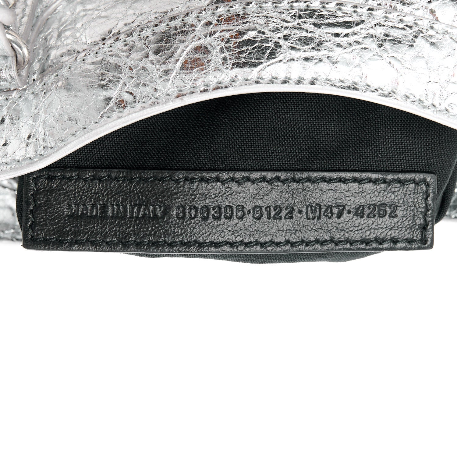 Balenciaga Agneau Silver Hardware Mini City Gris Aluminum 7 of 10