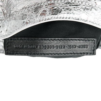 Balenciaga Agneau Silver Hardware Mini City Gris Aluminum 7 of 10