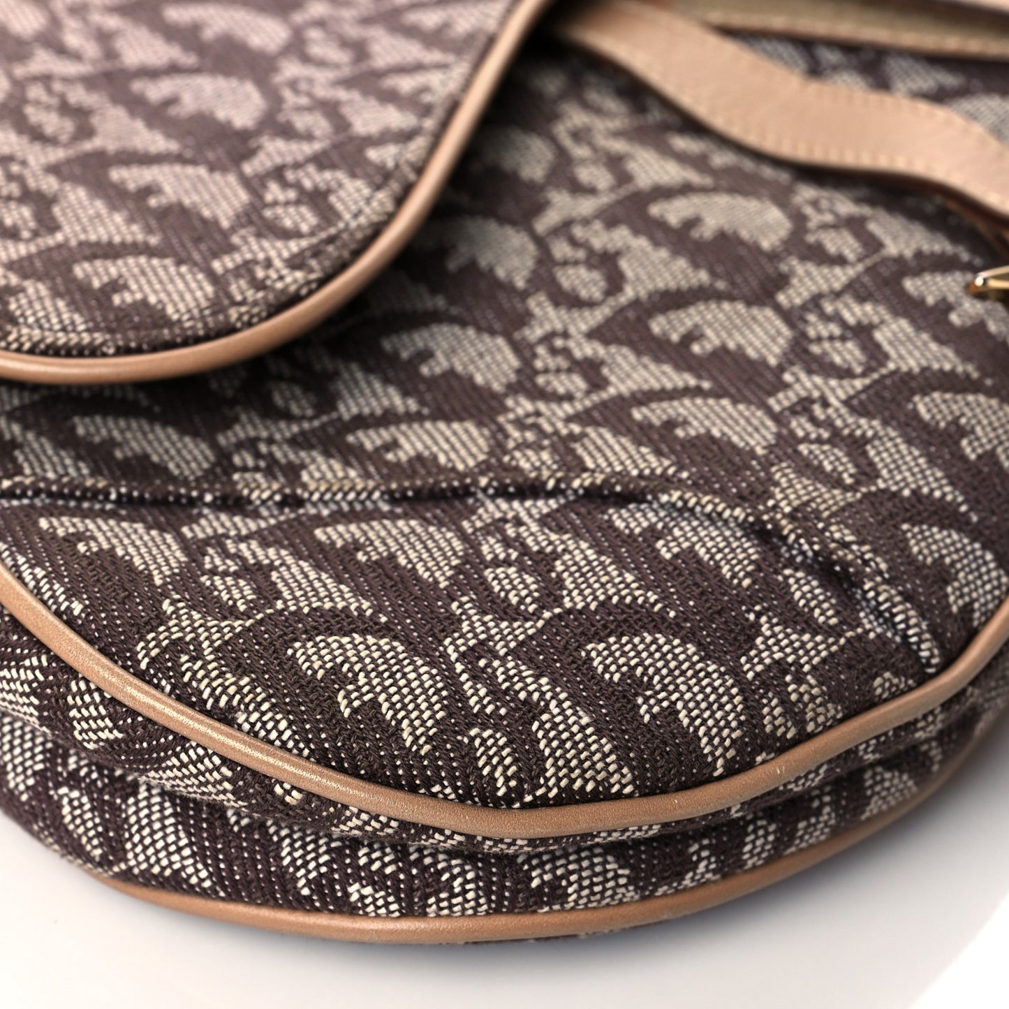 Monogram Saddle Bag Brown