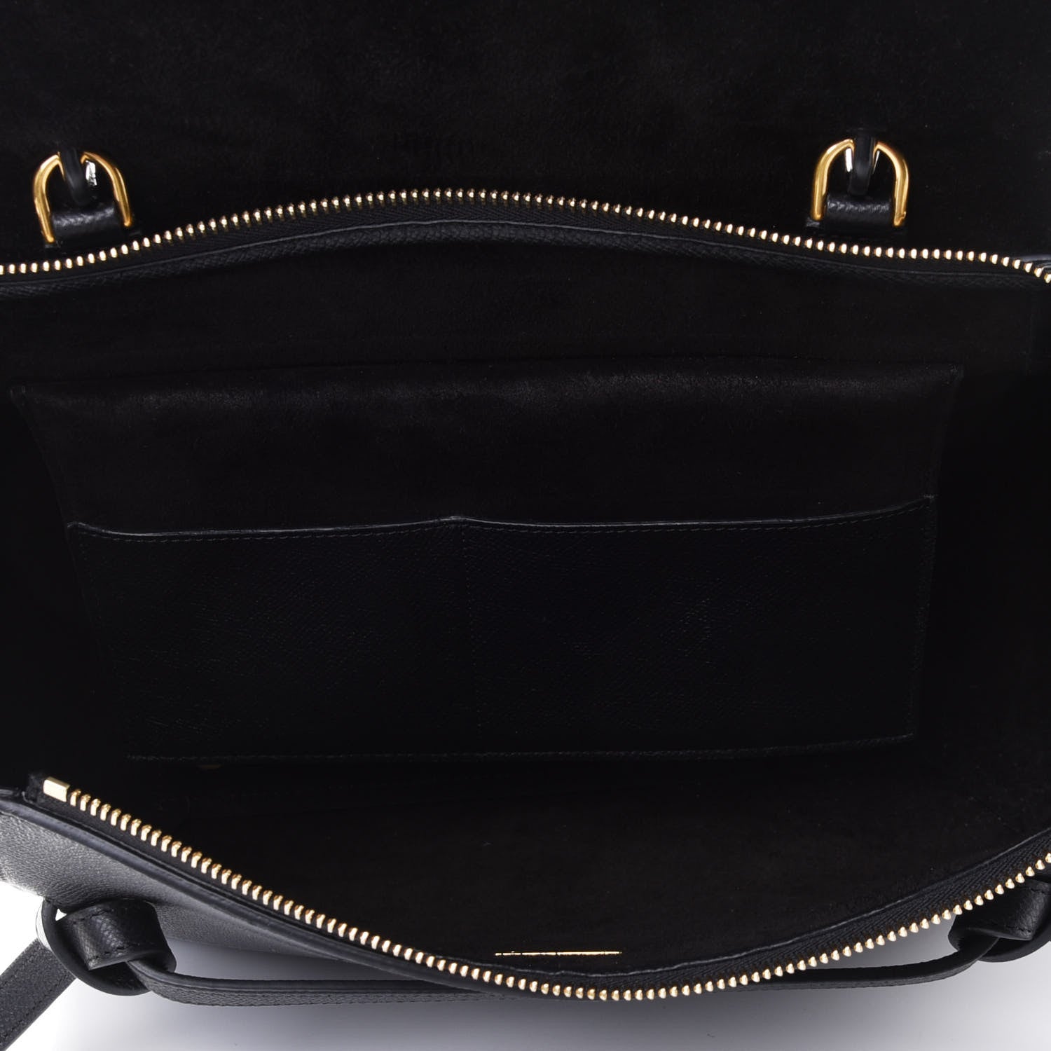 Celine Grained Calfskin Mini Belt Bag Black 8 of 8