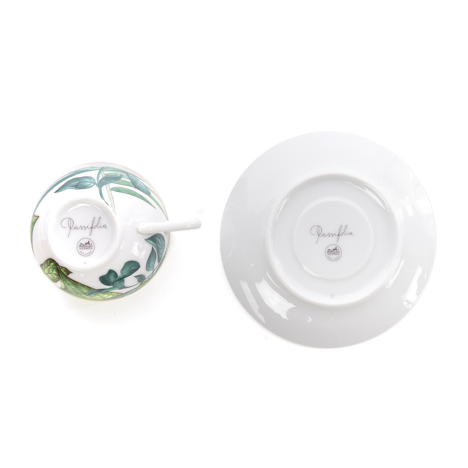 Hermes Porcelain Passifolia Tea Set 4 of 5