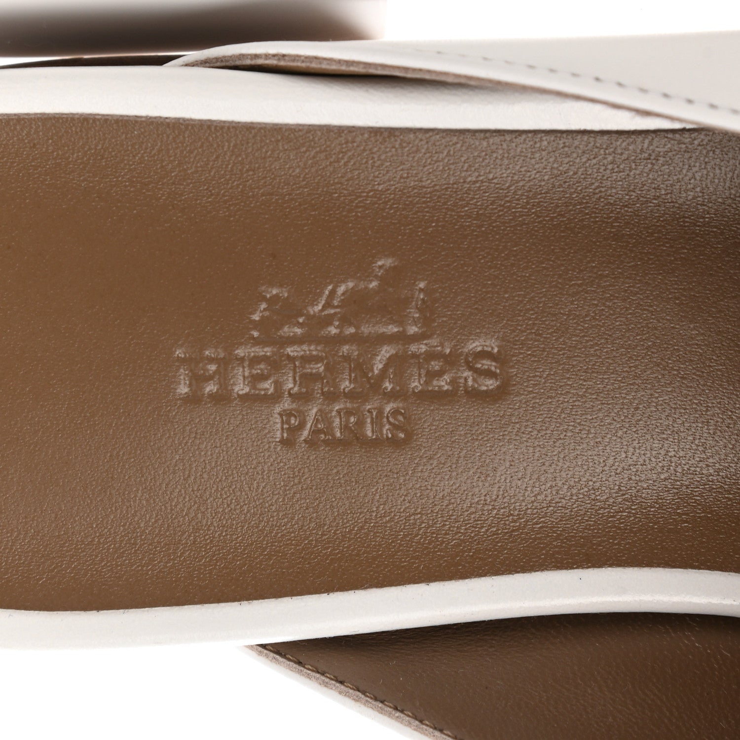 Hermes Calfskin Oz Mules 36 White 7 of 9