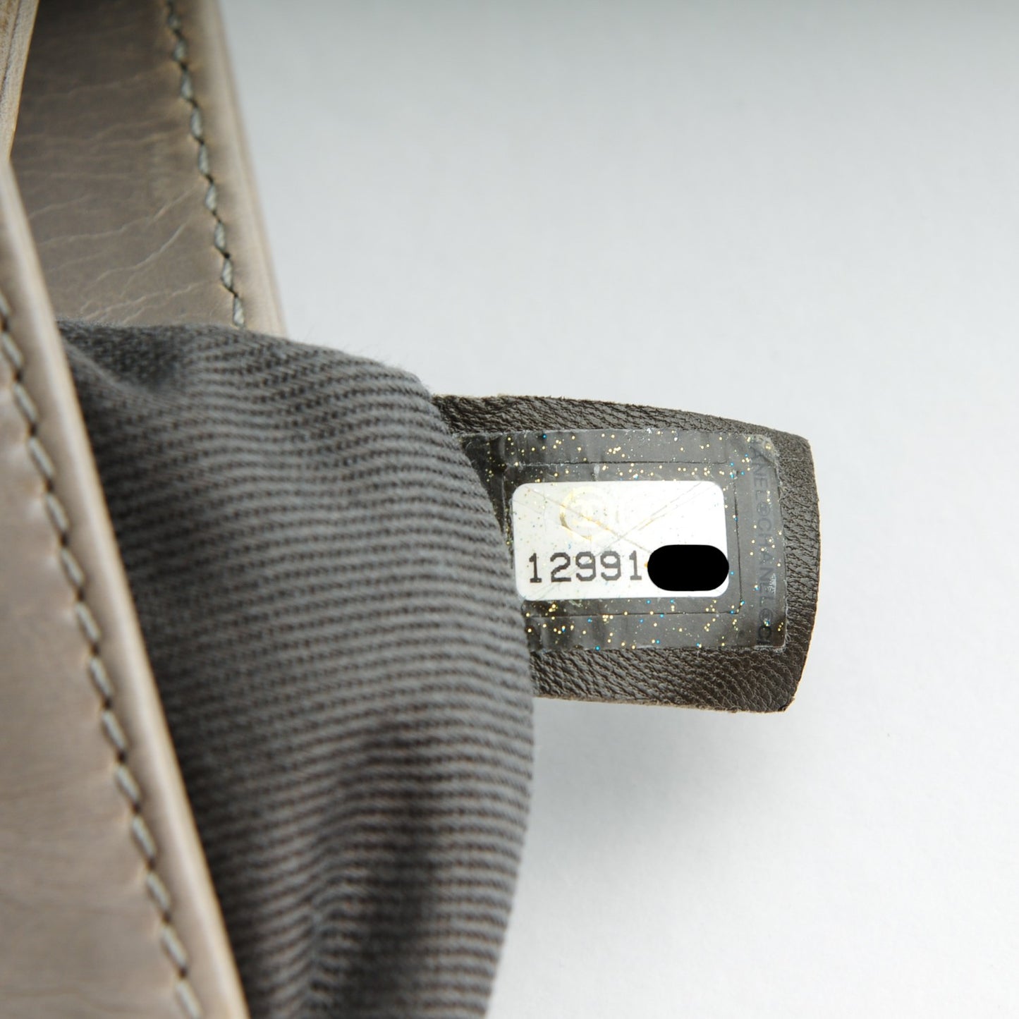Glazed Calfskin Small New Portobello Grey