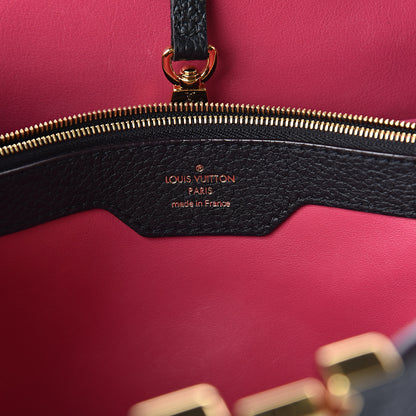 Louis Vuitton Taurillon Capucines MM Black 6 of 9