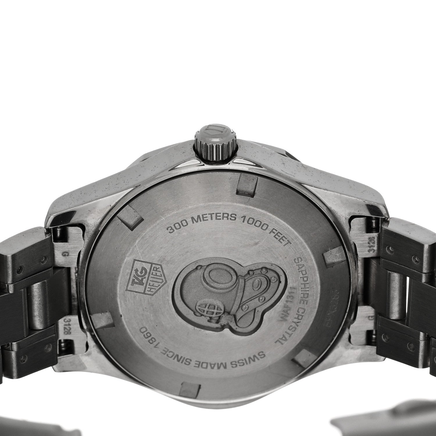 Tag Heuer Stainless Steel Mother of Pearl 32mm Aquaracer Lady Quartz Watch WAF1311 4 of 4