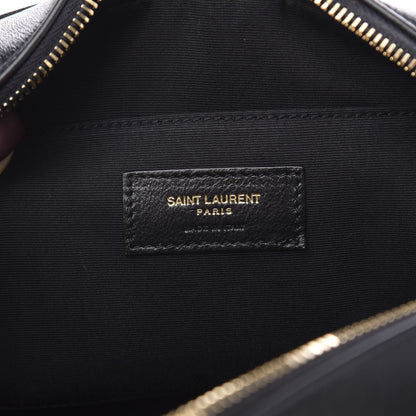 Saint Laurent Calfskin Matelasse Monogram Lou Camera Bag Black 6 of 10