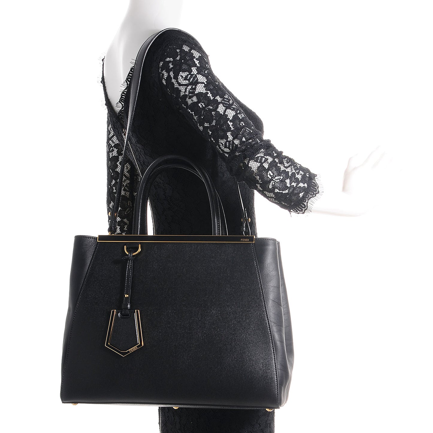 Vitello Elite Medium 2Jours Tote Black