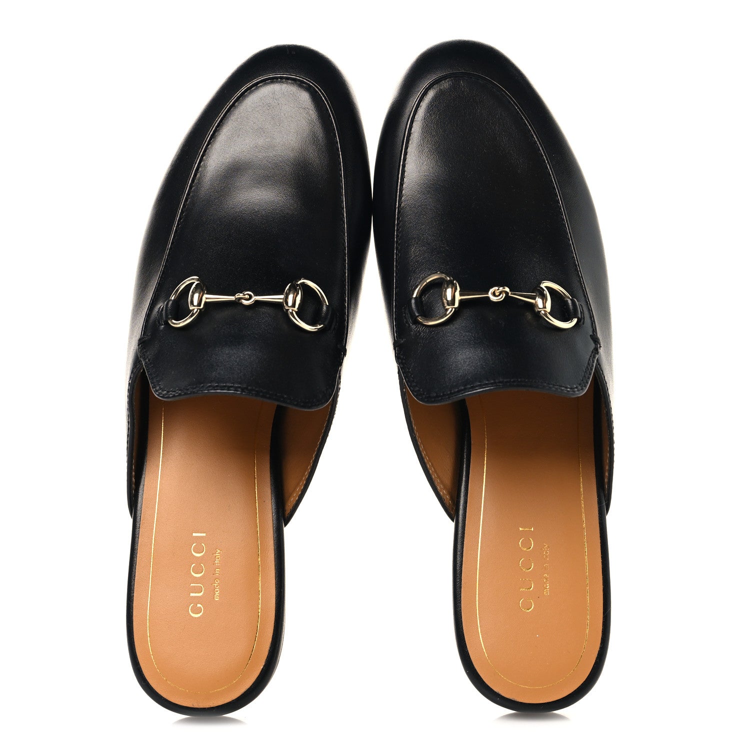 Gucci Calfskin Womens Princetown Slippers 37 Black 2 of 9
