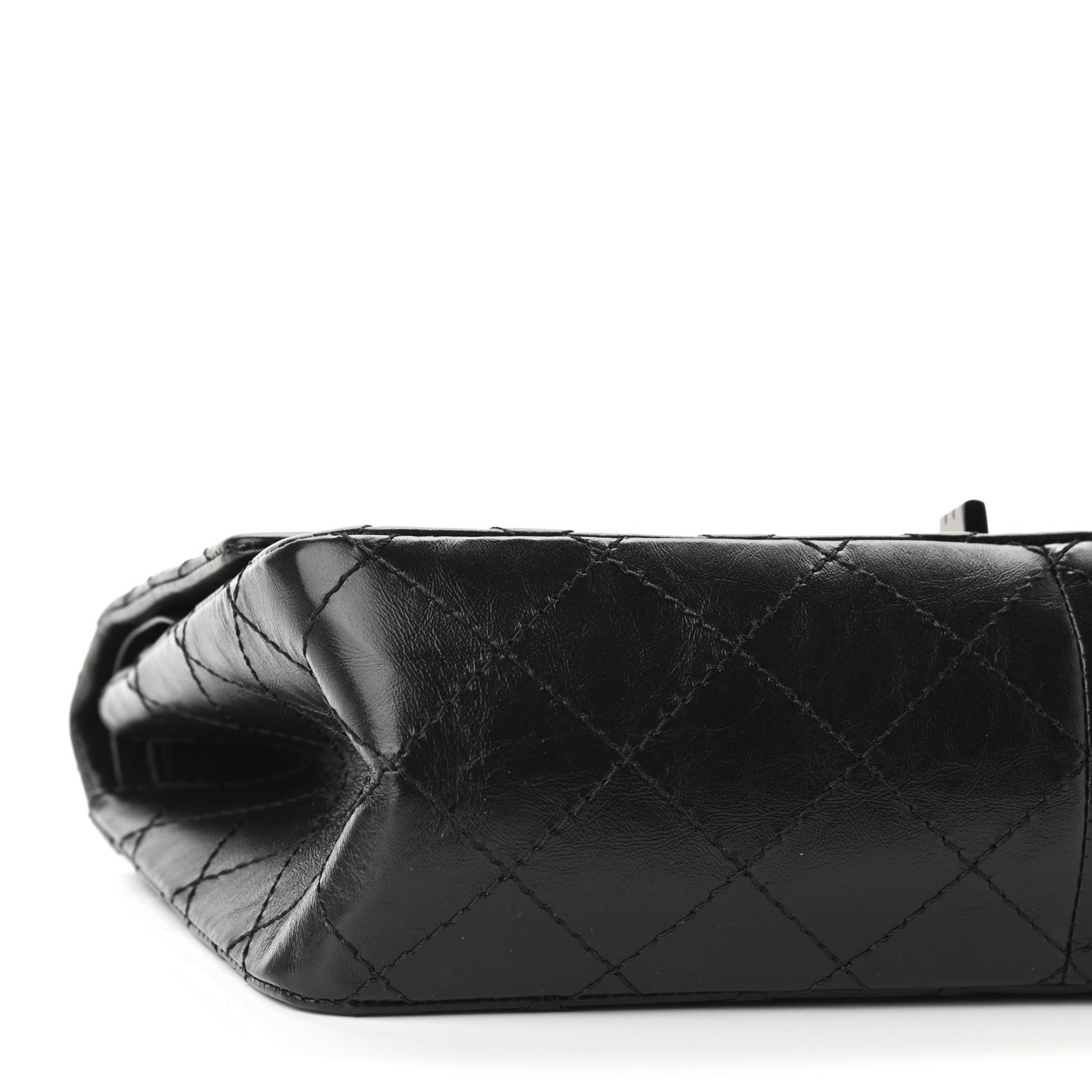 Chanel Aged Calfskin Quilted 2.55 Reissue 226 Flap So Black 8 of 9