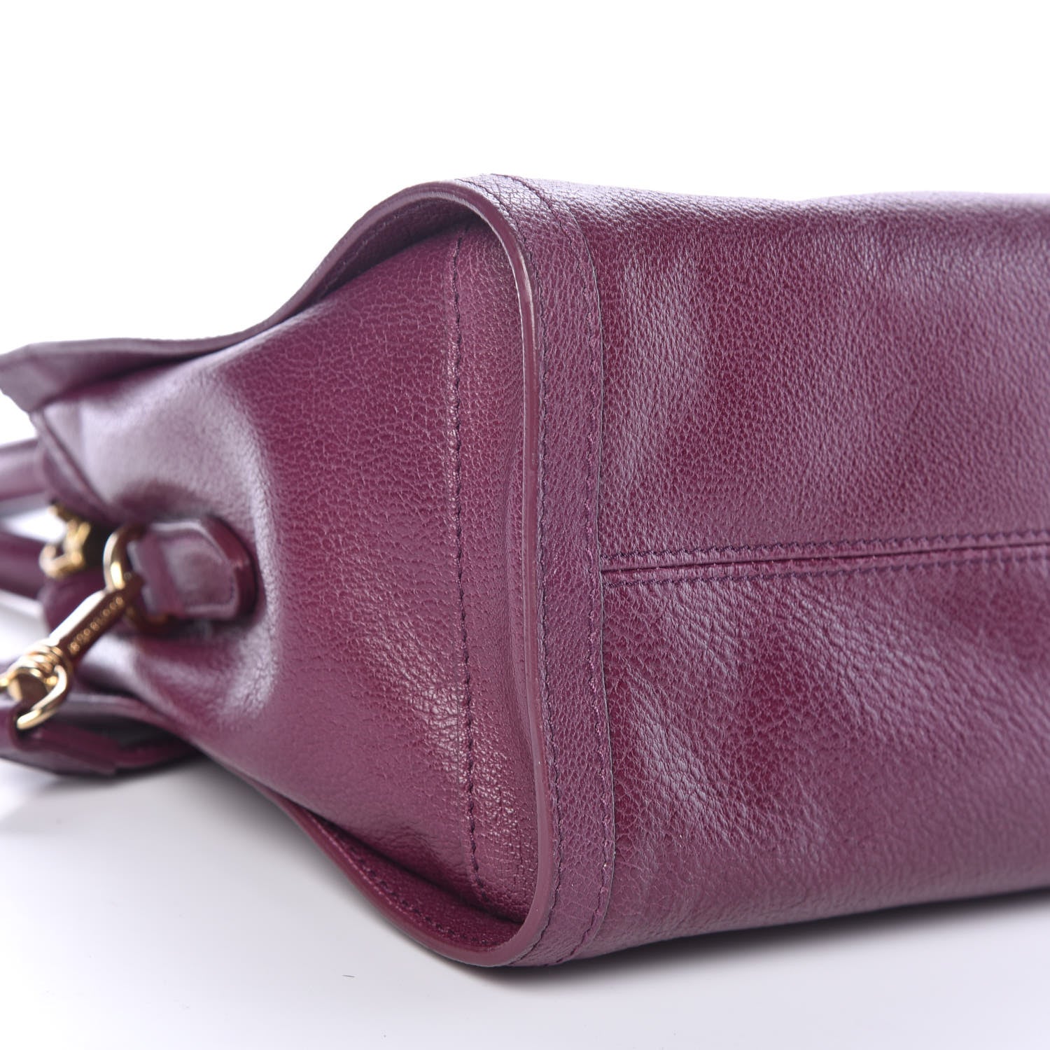 Burberry Grainy Calfskin Pilgrim Satchel 10 of 11