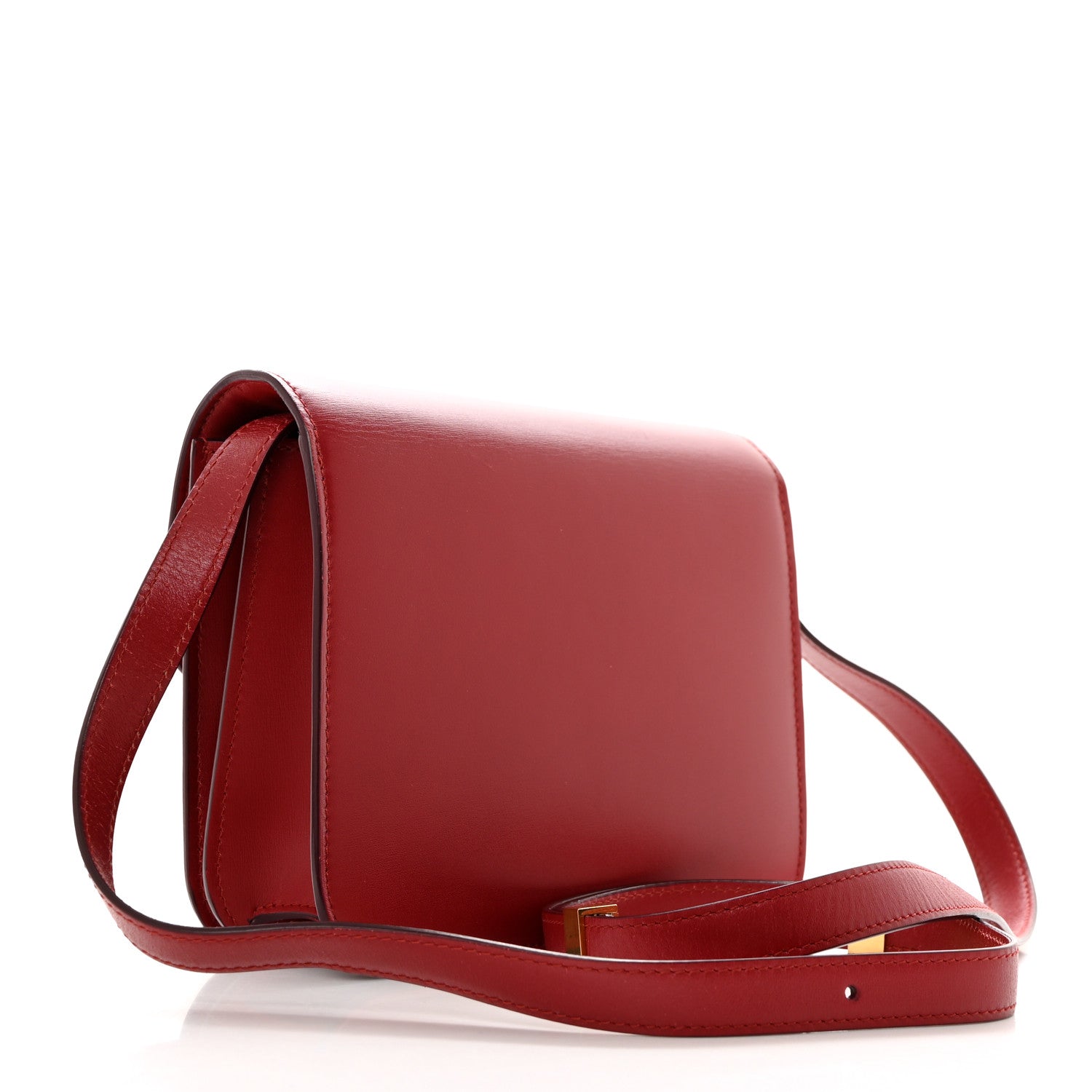 Celine Box Calfskin Teen Classic Box Flap Bag Red 3 of 11