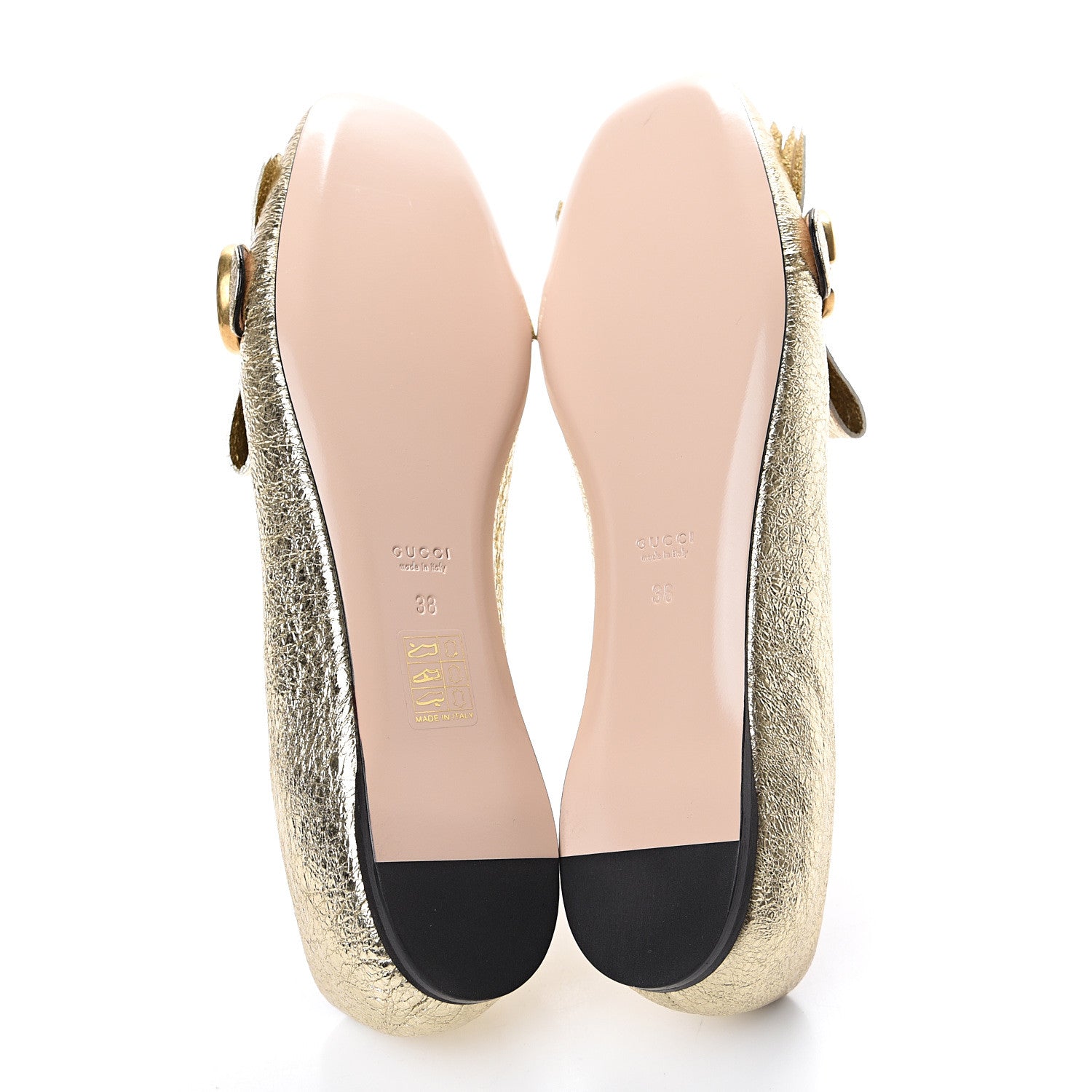 Gucci Galassia GG Marmont Fringe Flats 38 Platino 5 of 8
