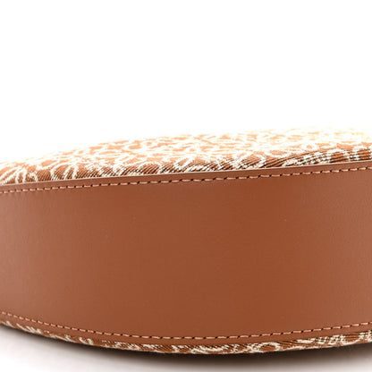 Loewe Jacquard Anagram Calfskin Small Luna Bag Tan Pecan 9 of 11