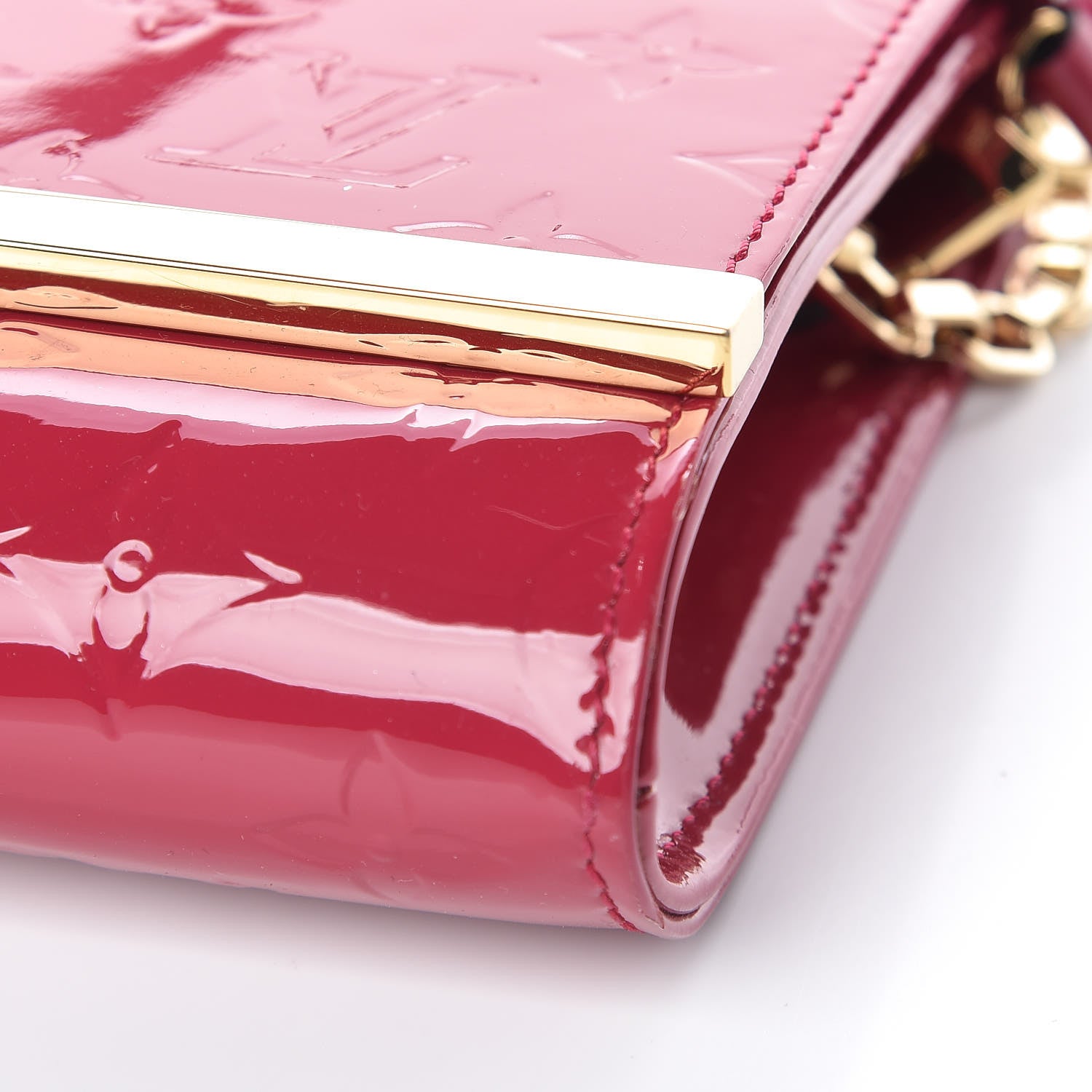 Louis Vuitton Vernis Ana Clutch Rose Indien 11 of 11