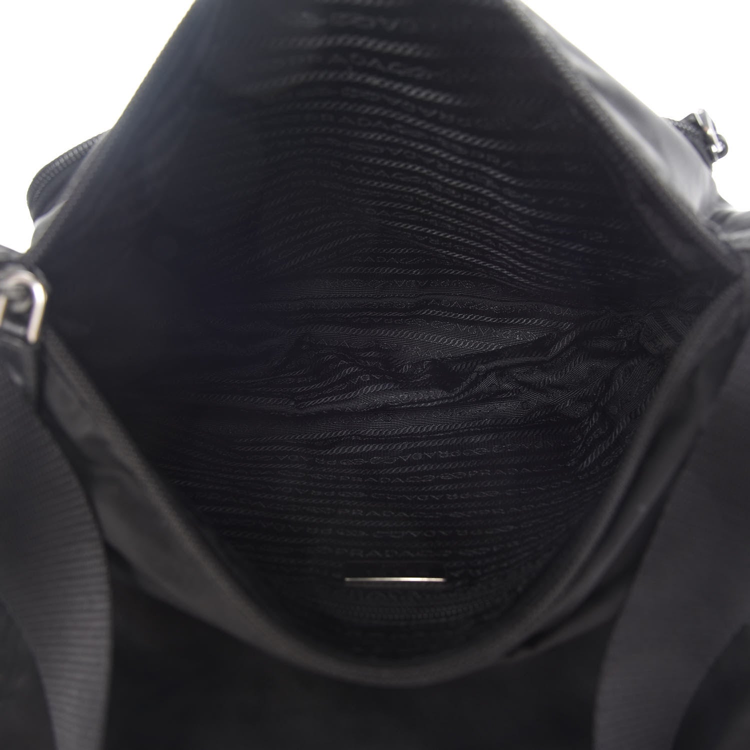 Prada Tessuto Nylon Vela Messenger Bag Black 5 of 10