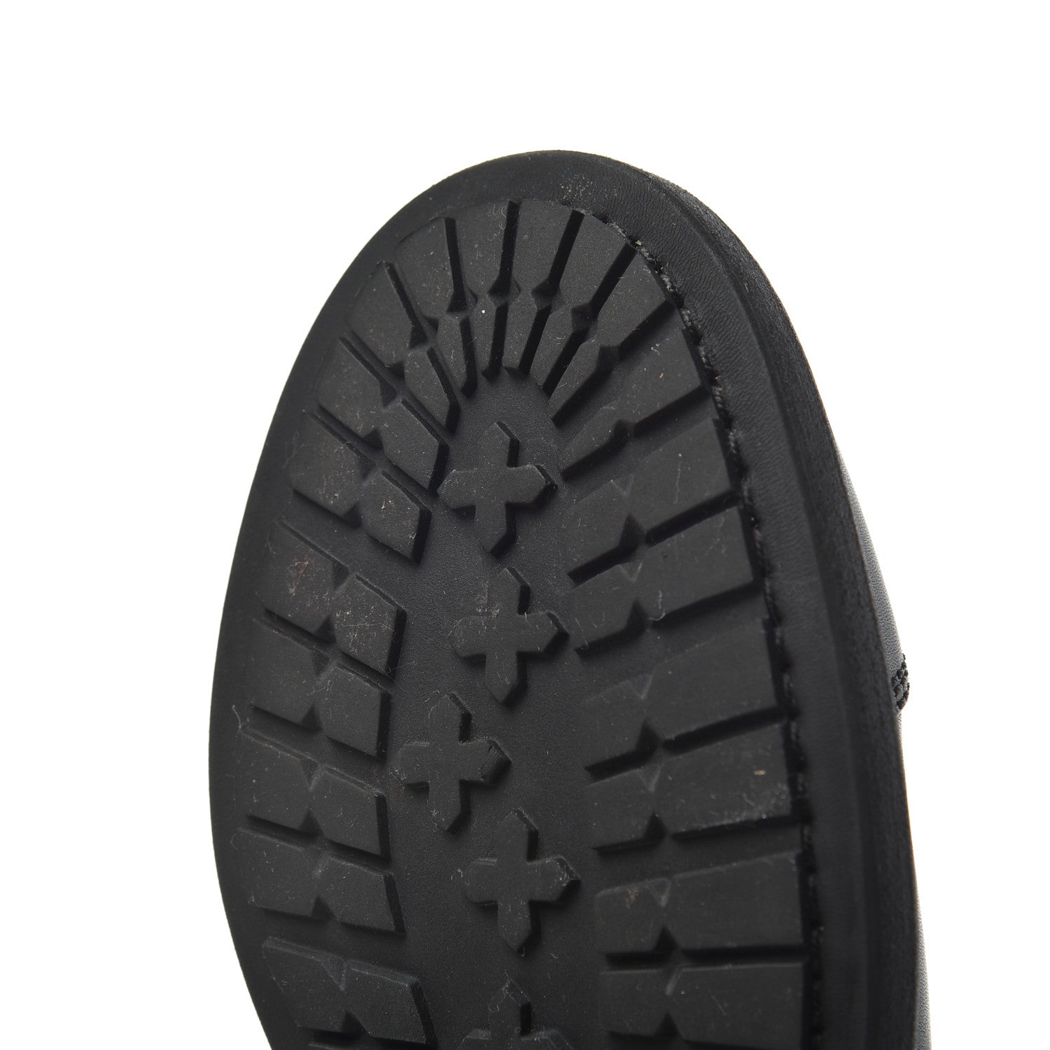 Chanel Calfskin Quilted Lace Up Combat Boots 37 Black 15 of 19