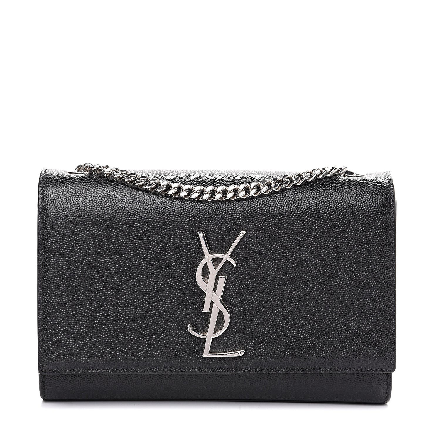 Grain De Poudre Small Monogram Kate Satchel Black