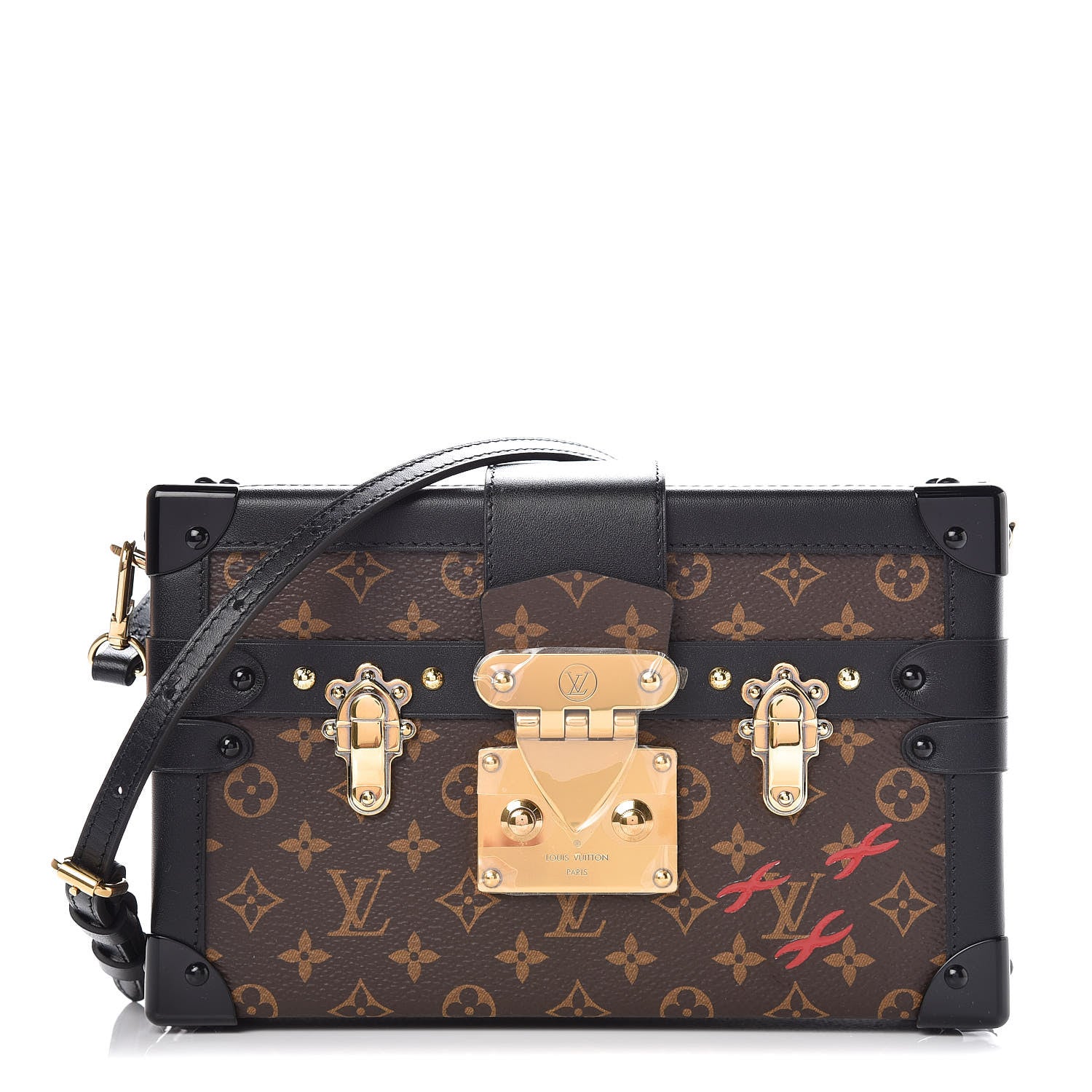Louis Vuitton Monogram Petite Malle Black 1 of 9