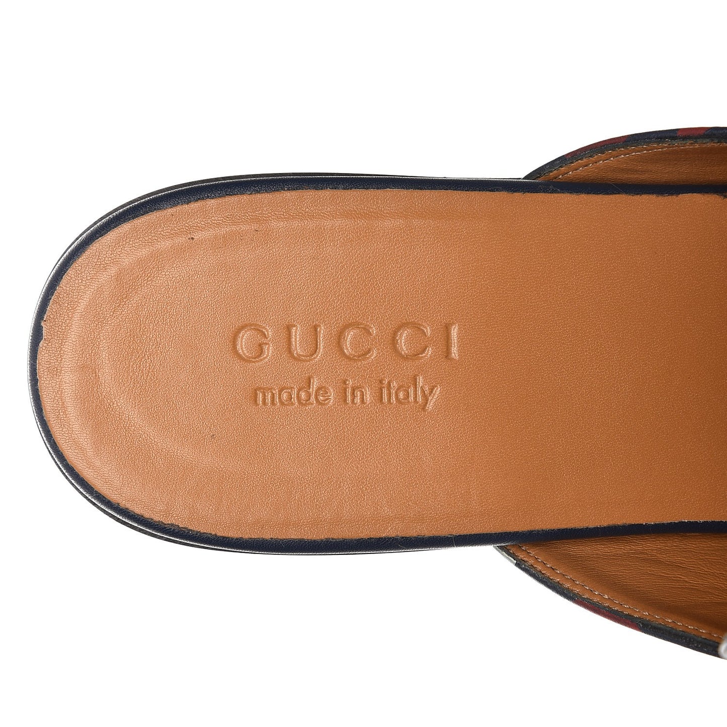 Calfskin GucciGhost Print Mens Princetown Slippers 12 Blue Agata Hibiscus Red