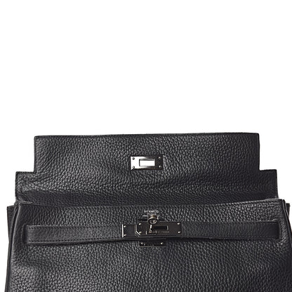 Hermes Taurillon Clemence Kelly Retourne 32 Black 11 of 57