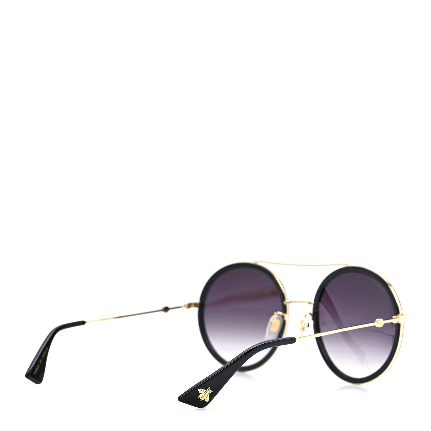 Metal Round Frame Sunglasses GG0061S Black