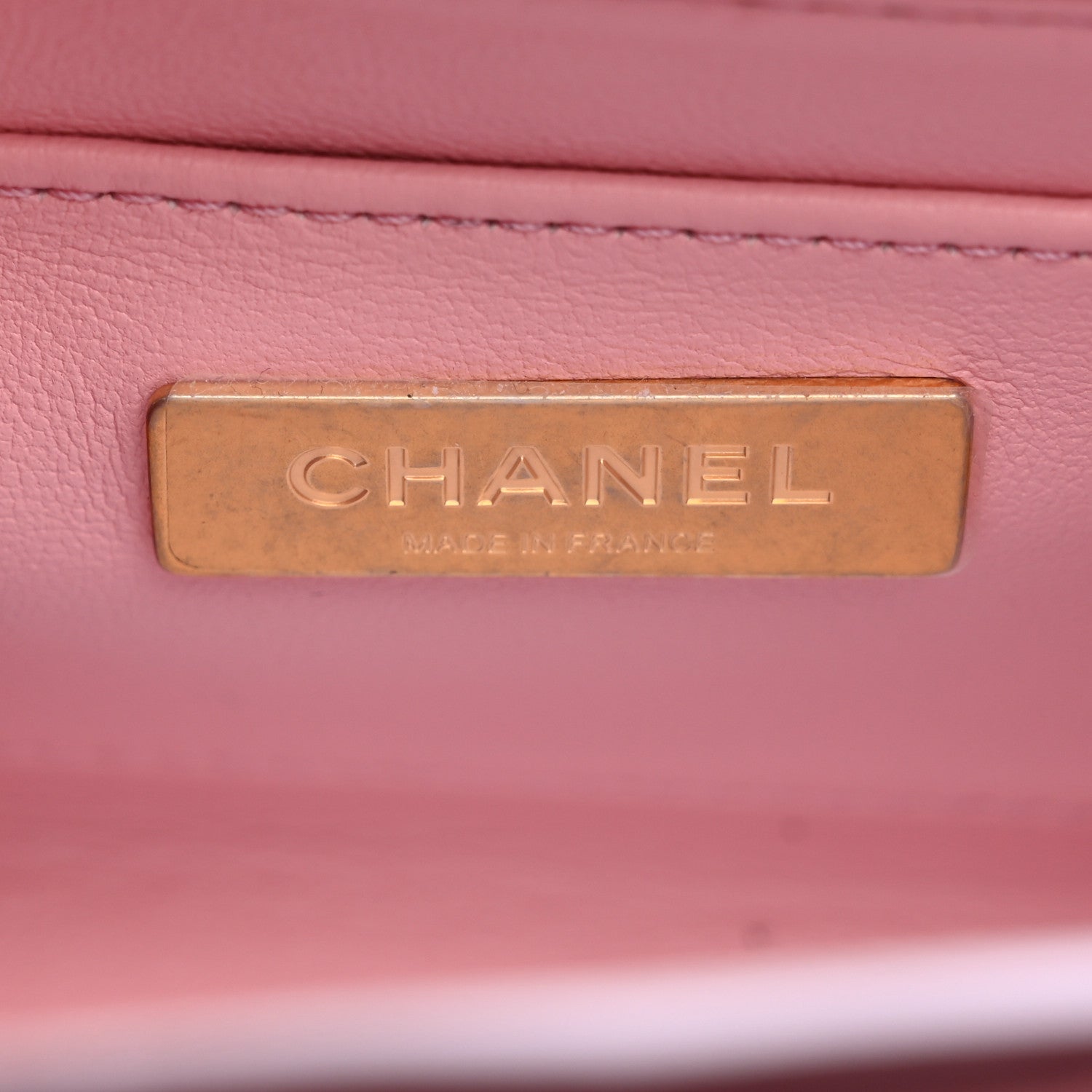 Chanel Tweed Handle Crush Top Handle Flap Bag Pink Ecru 6 of 10