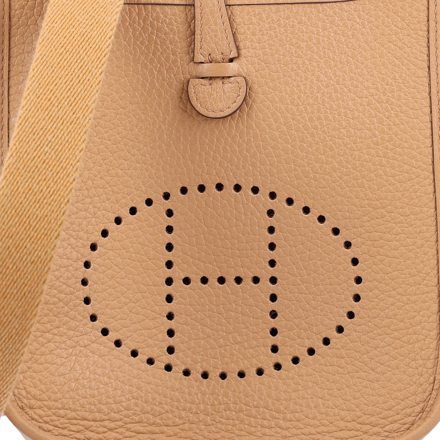 Hermes Taurillon Clemence Evelyne TPM Biscuit 8 of 10