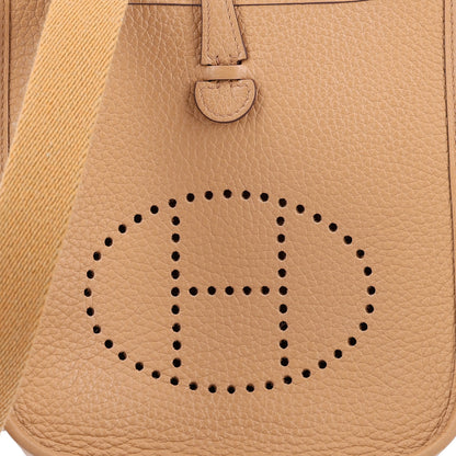 Hermes Taurillon Clemence Evelyne TPM Biscuit 8 of 10