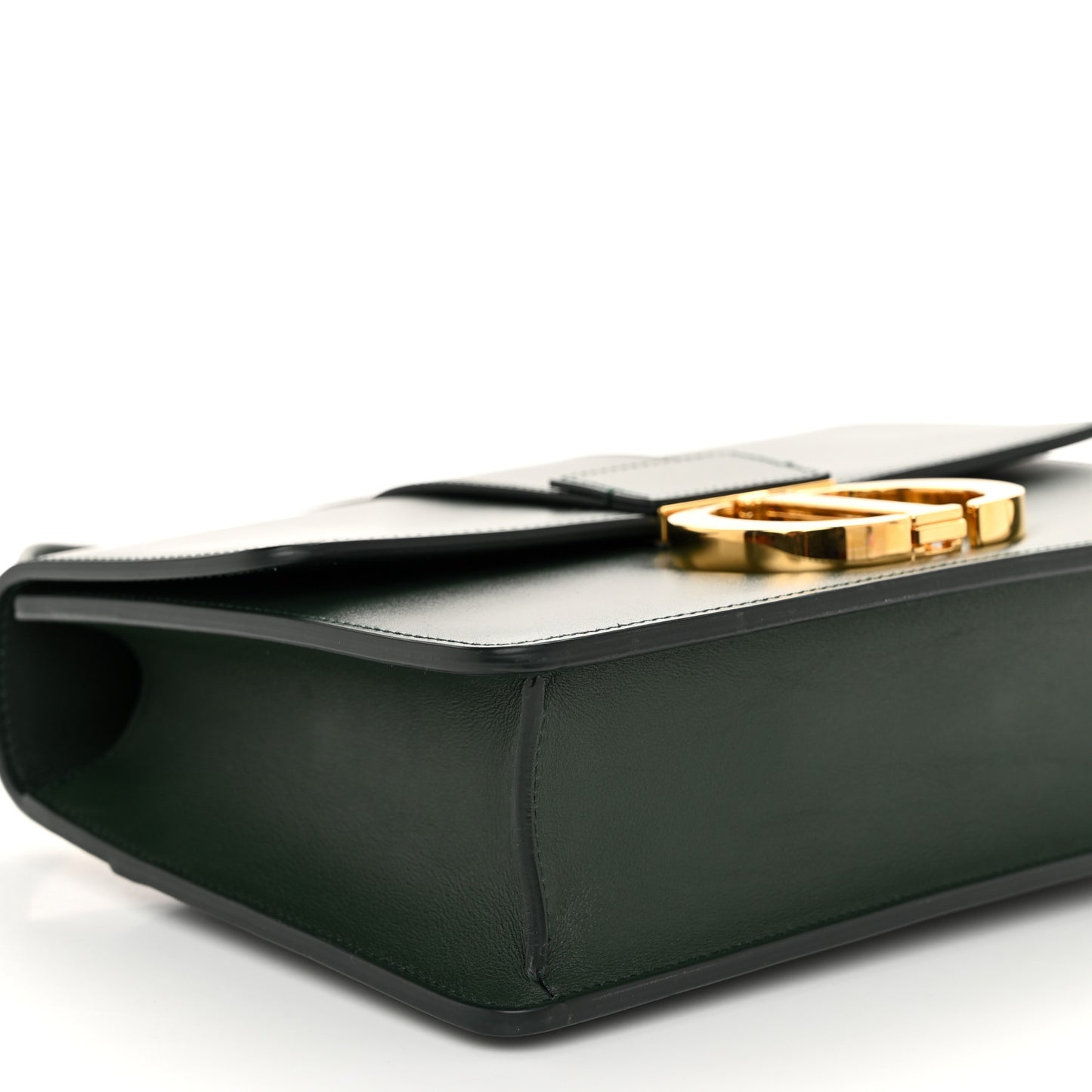 Smooth Calfskin 30 Montaigne Flap Bag Green