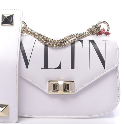 Valentino Garavani Calfskin VLTN Small Shoulder Bag White 14 of 14