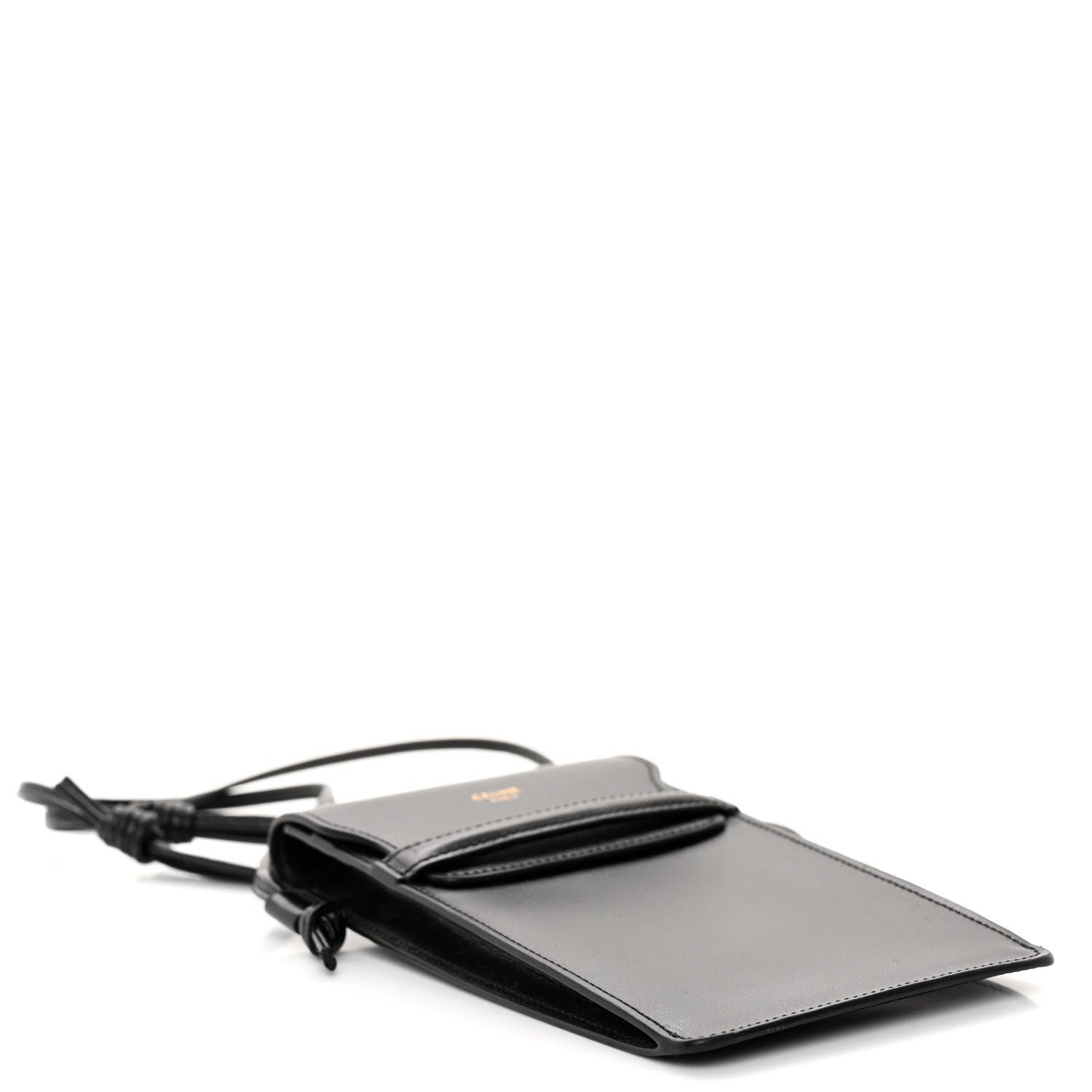 Celine Smooth Calfskin Sunglasses Pouch Black 4 of 10