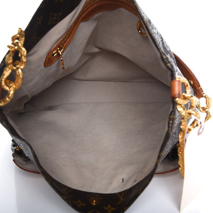 Louis Vuitton Monogram Dentelle Fersen Silver 5 of 10