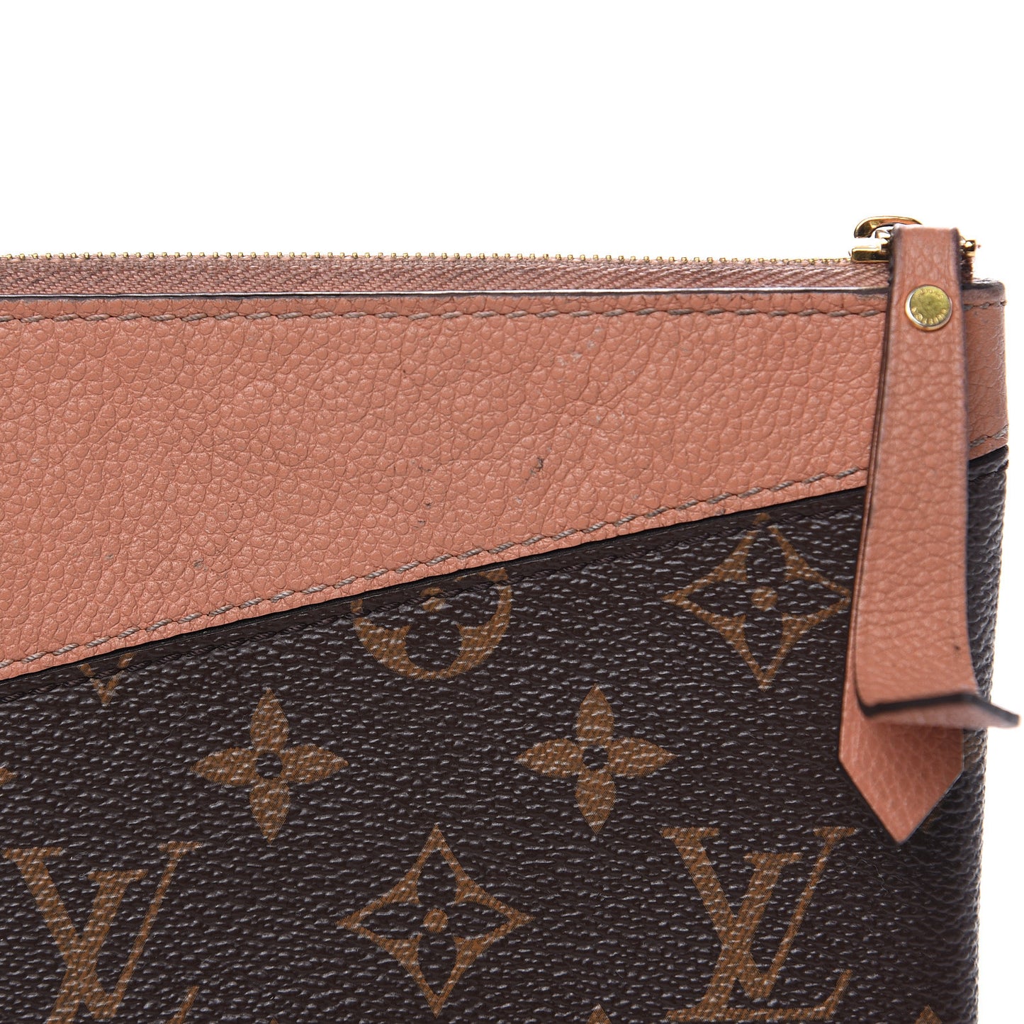 Monogram Daily Pouch Peach