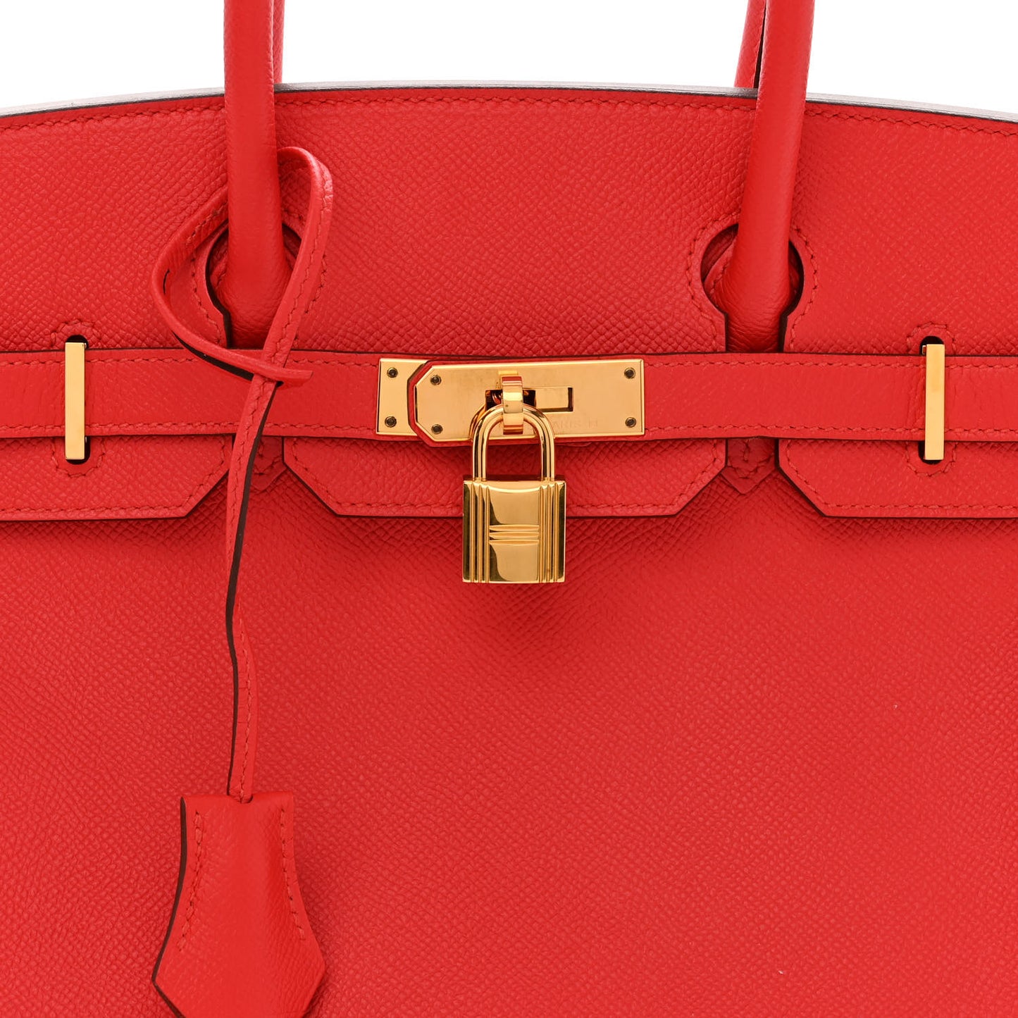 Epsom Birkin 30 Rouge Casaque