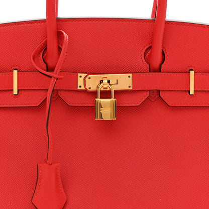 Hermes Epsom Birkin 30 Rouge Casaque 8 of 12