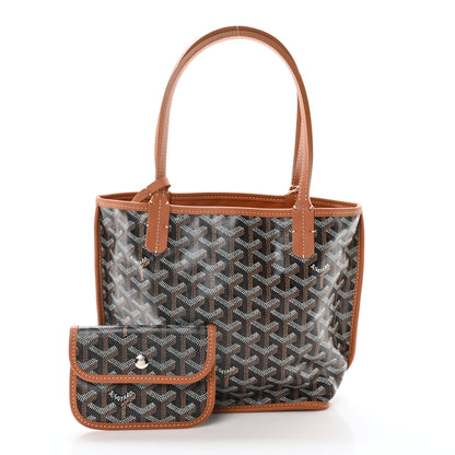 Goyard Goyardine Reversible Mini Anjou Black Gold 3 of 16